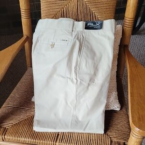 RLX Ralph Lauren golf trousers, tan, size 32x30